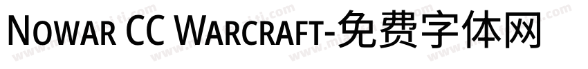 Nowar CC Warcraft字体转换